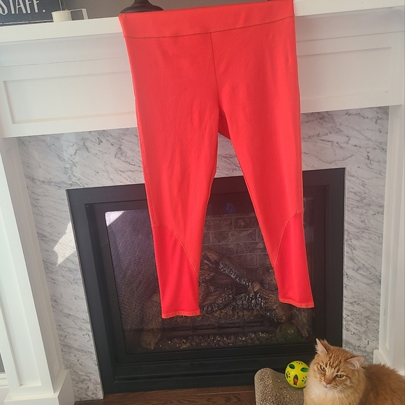 Adidas x Ivy Park Rib Panel Tights Real Coral - Picture 2 of 5